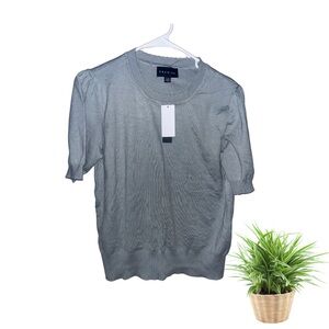 Premise Light Gray Knit Top